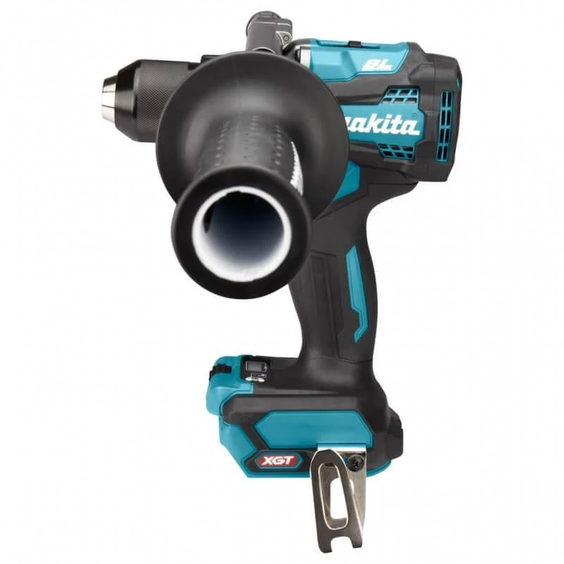 Makita DF001GZ Akumuliatorinis gręžtuvas-suktuvas XGT, 140/68Nm, bešepetėlinis variklis, 13mm metalinis griebtuvas, "Z" versija - komplektuojamas be akumuliatoriaus ir kroviklio