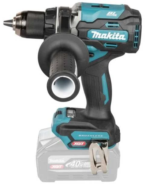Makita DF003GZ su šonine rankena ir 40V akumuliatoriumi