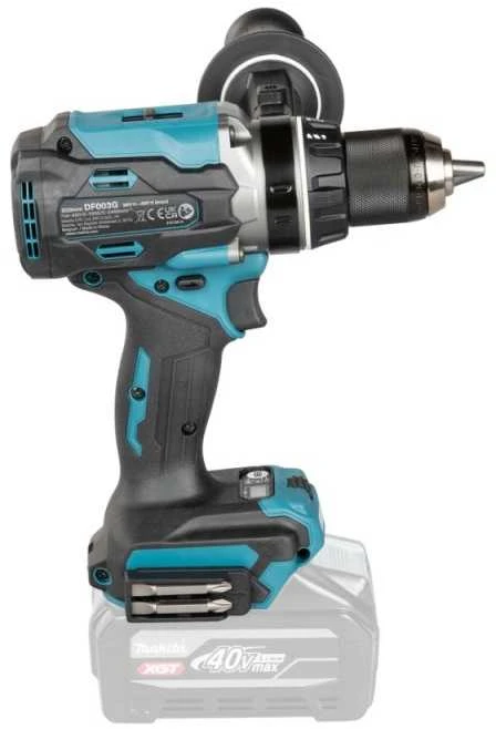 Makita DF003GZ Akumuliatorinis gręžtuvas-suktuvas XGT, 180Nm, bešepetėlinis variklis, 13mm metalinis griebtuvas, "Z" versija - komplektuojamas be akumuliatoriaus ir kroviklio