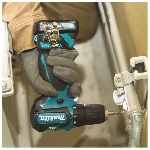 Makita DF332DZ Akumuliatorinis gręžtuvas, 12V MAX, Be akumuliatorių ir kroviklio!