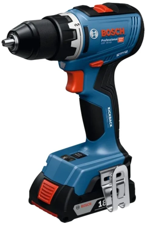 Akumuliatorinis gręžtuvas-suktuvas BOSCH GSR 18V-65 3×4,0 Ah GAL 18V-40 LB