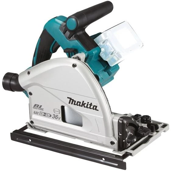 Makita DSP601ZJU diskinis pjūklas, matas iš šono