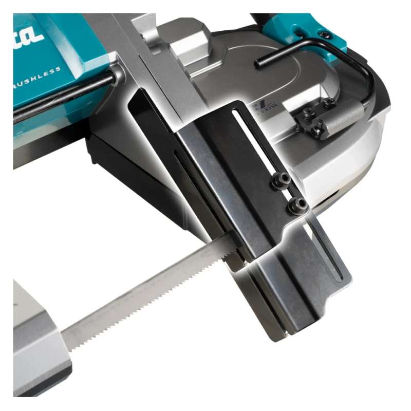 Makita PB002GZ Akumuliatorinis juostinis pjūklas XGT, 127x127 mm, bešepetėlinis variklis, XPT, Be akumuliatorių ir kroviklio!