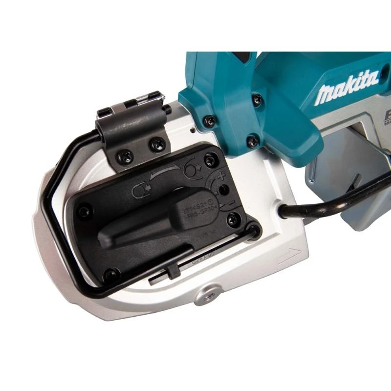 Makita DPB183Z Akumuliatorinis juostinis pjūklas, 66x66 mm,18V, aliuminio, Be akumuliatorių ir kroviklio!
