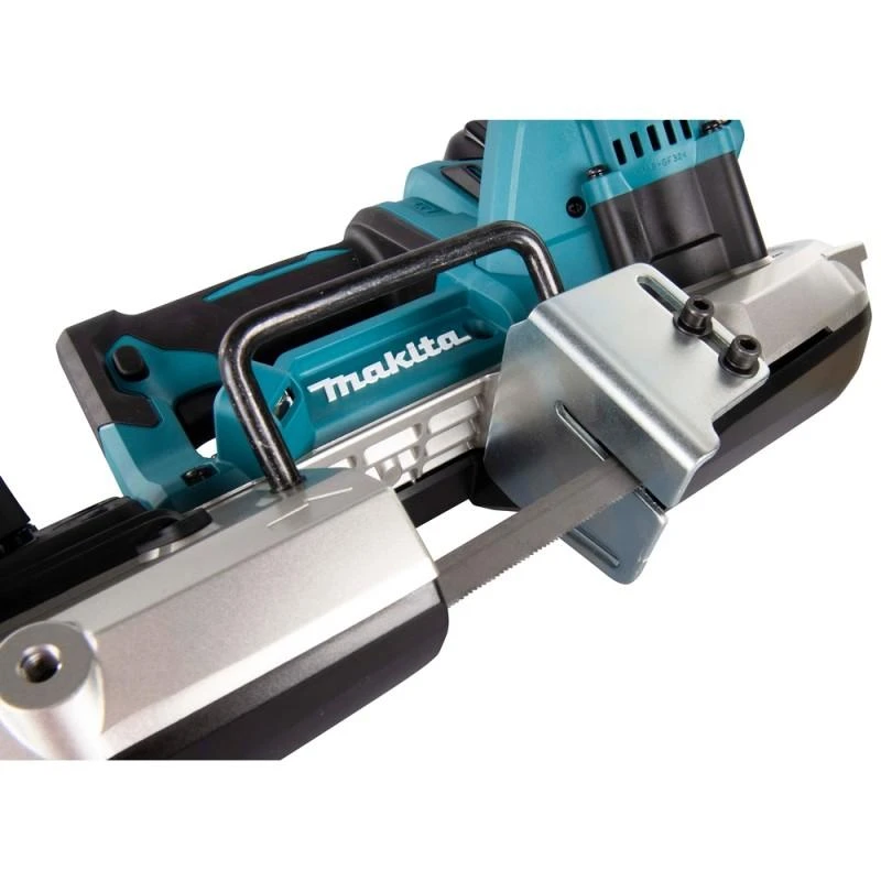 Makita DPB183Z Akumuliatorinis juostinis pjūklas, 66x66 mm,18V, aliuminio, Be akumuliatorių ir kroviklio!