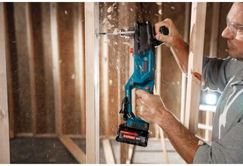 Bosch GRD 18V-127 kampinio gręžimo metu