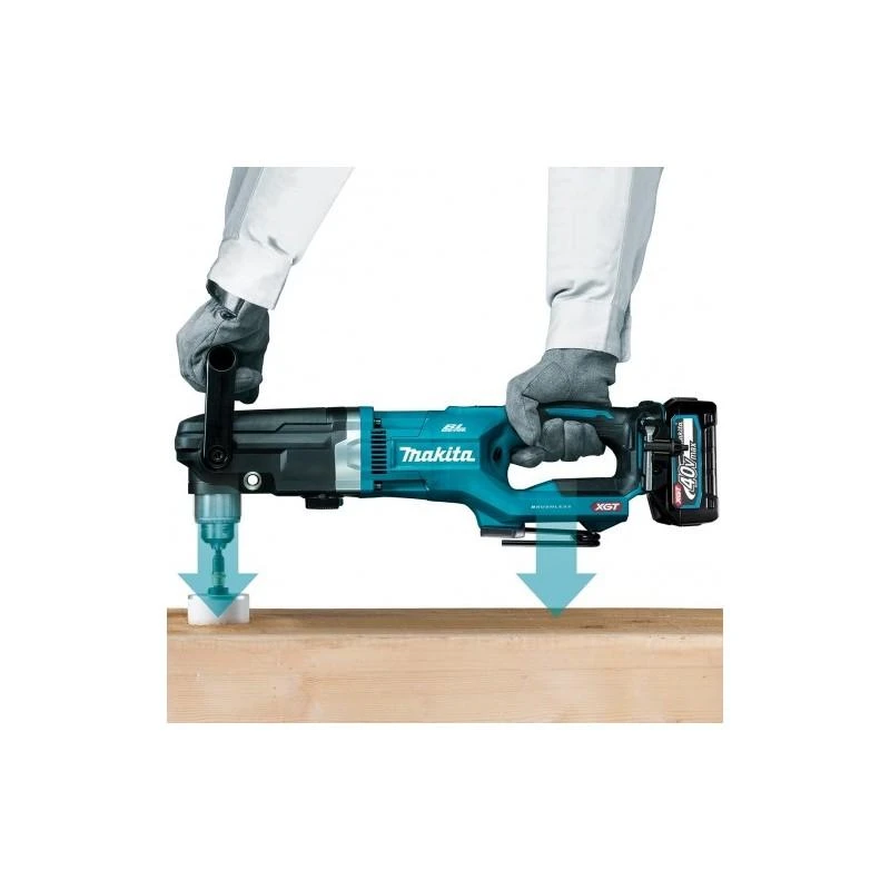 Makita DA001GZ Akumuliatorinis kampinis gręžtuvas XGT, 55 Nm, 0-1,500 / 0-400 min⁻¹ , bešepetėlinis variklis, 13mm griebtuvas, "Z" versija - komplektuojamas be akumuliatoriaus ir kroviklio