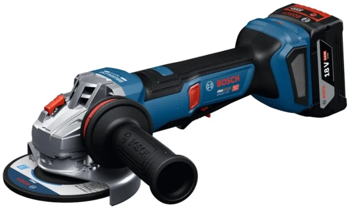 Bosch GWS18V-11PS, 125mm, 2x 5,0Ah, GAL 12V/18V-80; LB
