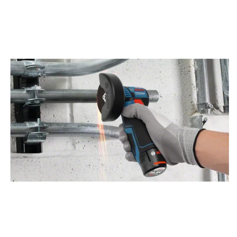 Bosch Akumuliatorinis kampinis šlifuoklis GWS 12V-76 V-EC (be baterijų ir įkroviklio)