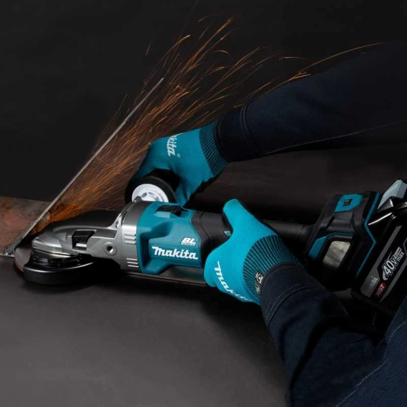 Makita GA055GZ Kampinis šlifuoklis XGT, 125MM, 0-9000RPM; bešepetėlinis variklis; elektrinis stabdys; AFT; Svirtinis jungiklis; "Z" versija - komplektuojamas be akumuliatoriaus ir kroviklio