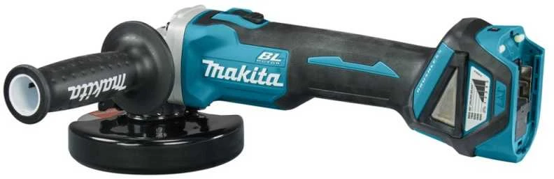 Makita DGA511Z Akumuliatorinis kampinis šlifuoklis, greičio reguliavimas 3000-8500min-1, 18V, ø125mm, komplektuojama be akumuliatorių ir kroviklio!