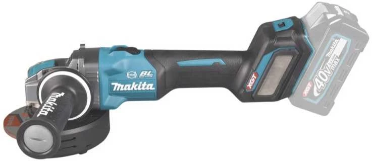 Makita GA041GZ Kampinis šlifuoklis XGT, 125MM, 0-8500RPM; bešepetėlinis variklis; elektrinis stabdys; AFT; AWS (be AWS lusto); reguliuojamas greitis 3,000 - 8,500RPM; X-LOCK; "Z" versija - komplektuojamas be akumuliatoriaus ir kroviklio