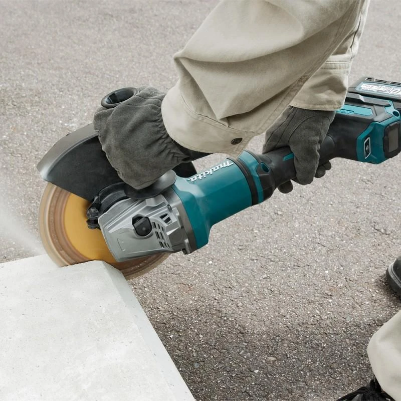 Makita GA038GZ Kampinis šlifuoklis XGT, 230MM, 6600RPM; bešepetėlinis variklis; elektrinis stabdys; AFT; XPT; AWS (be AWS lusto); "Z" versija - komplektuojamas be akumuliatoriaus ir kroviklio