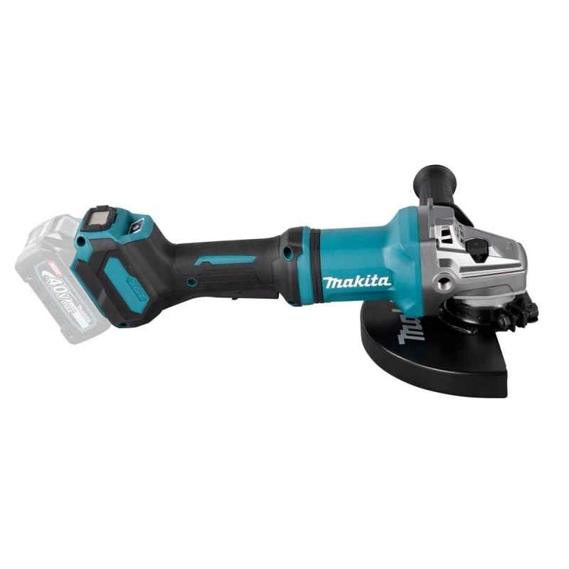 Makita GA038GZ Kampinis šlifuoklis XGT, 230MM, 6600RPM; bešepetėlinis variklis; elektrinis stabdys; AFT; XPT; AWS (be AWS lusto); "Z" versija - komplektuojamas be akumuliatoriaus ir kroviklio