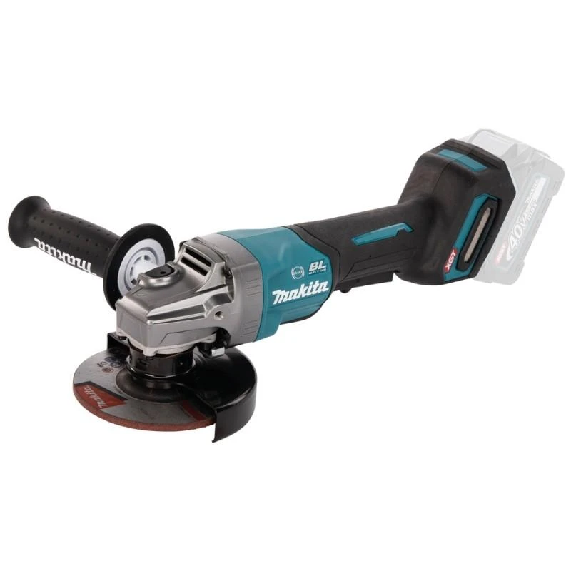 Makita GA013GZ 125mm kampinis šlifuoklis iš šono