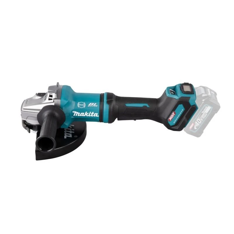 Makita GA038GZ Kampinis šlifuoklis XGT, 230MM, 6600RPM; bešepetėlinis variklis; elektrinis stabdys; AFT; XPT; AWS (be AWS lusto); "Z" versija - komplektuojamas be akumuliatoriaus ir kroviklio