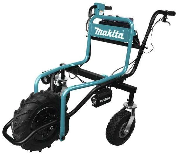 Makita DCU180Z akumuliatorinis karutis 2X18V ličio jonų, BL variklis, 2 greičiai, maks. apkrova 130kg, 32,2kg be akumuliatoriaus ir krovinio