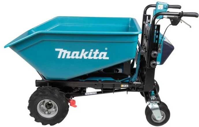 Makita DCU602Z Belaidis karutis 2X18V ličio jonų, su elektriniu savivartėliu, BL variklis, 3 greičiai, maks. keliamoji galia 300 kg, 147 kg be akumuliatoriaus ir įkroviklio