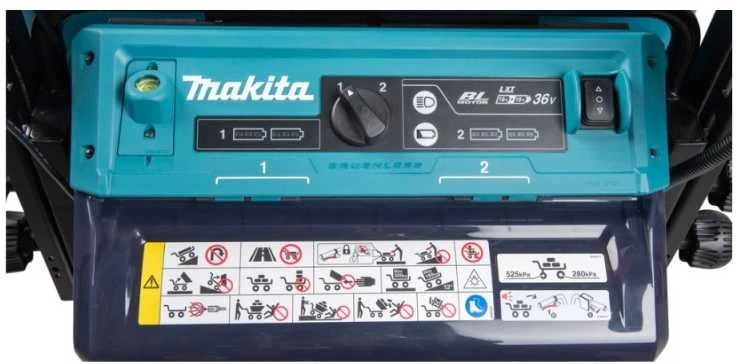 Makita DCU602Z Belaidis karutis 2X18V ličio jonų, su elektriniu savivartėliu, BL variklis, 3 greičiai, maks. keliamoji galia 300 kg, 147 kg be akumuliatoriaus ir įkroviklio
