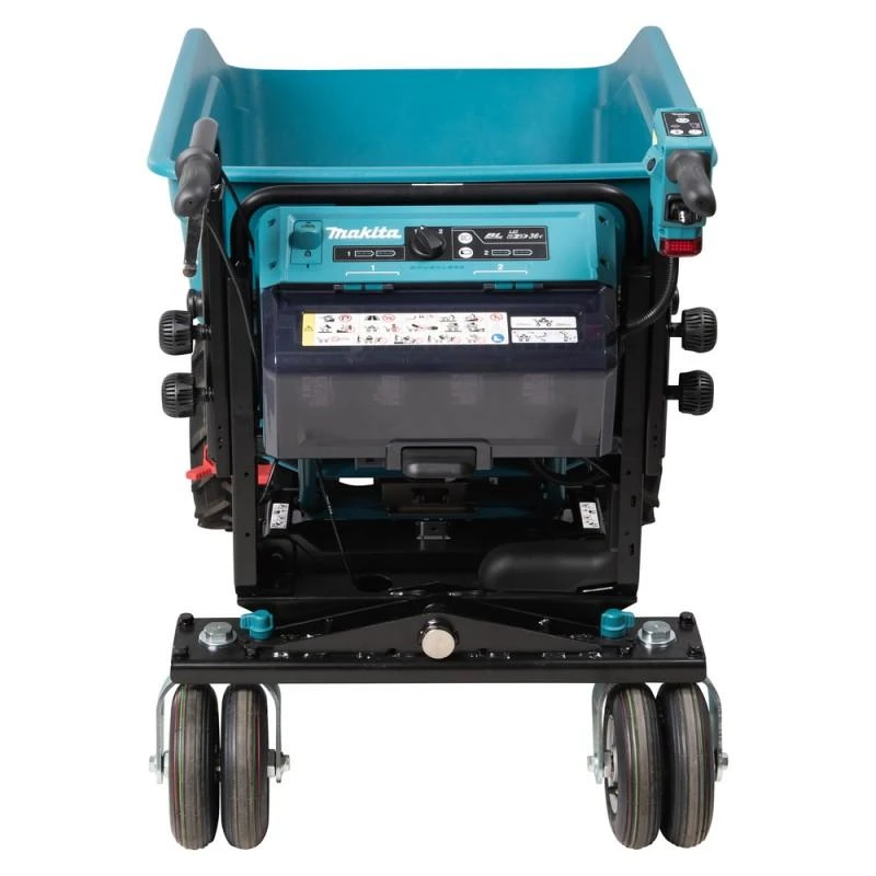 Makita DCU603Z Cordless Wheelbarrow 2X18V Li-ion, with dump function, BL-motor, 3-speed, max load 300kg, 124kg be akumuliatoriaus ir kroviklio