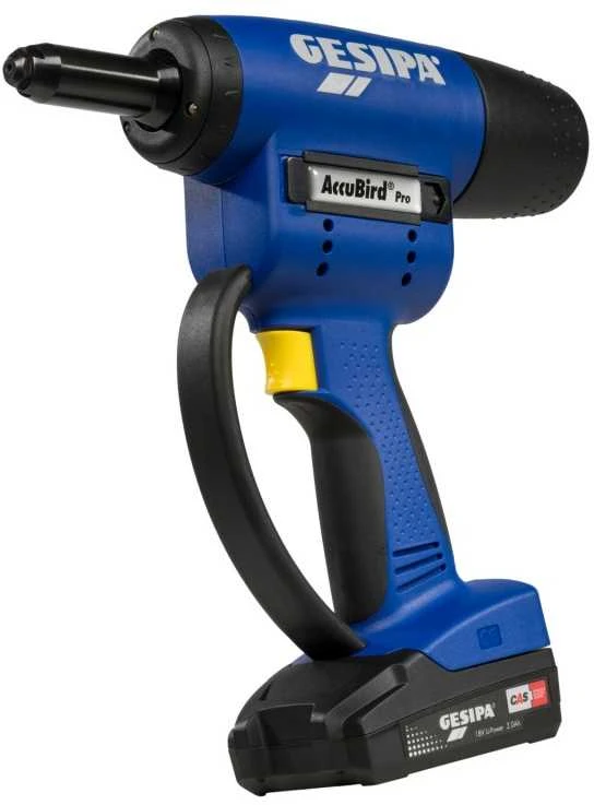 Akumuliatorinis kniediklis GESIPA AccuBird PRO CAS 2x2Ah/18V
