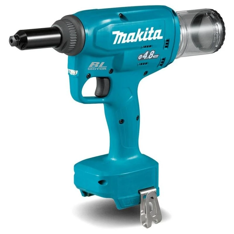 Makita DRV150Z kniediklis su permatomu surinkimo indeliu
