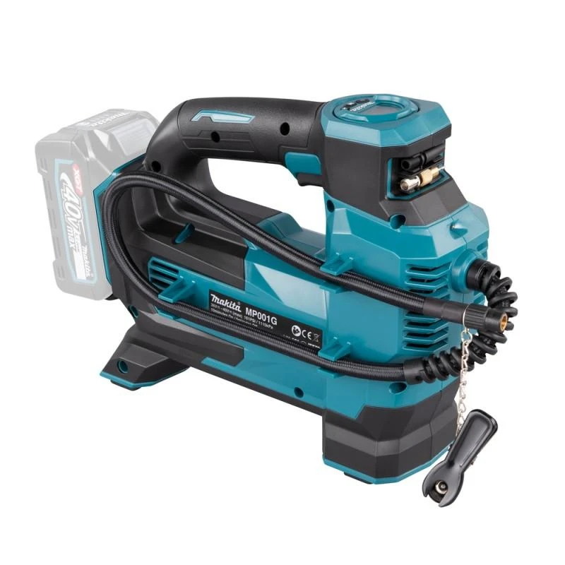 Makita MP001GZ Akumuliatorinis kompresorius 40V XGT, 11bar, 17l/min, Be akumuliatorių ir kroviklio!