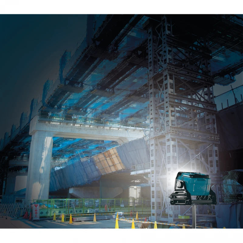 Makita DML809 LED prožektorius 18V / 10 000 liumenų