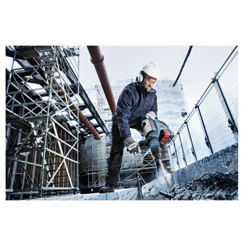 Bosch GBH 18V-45 C, CC be akumuliatoriaus ir kroviklio