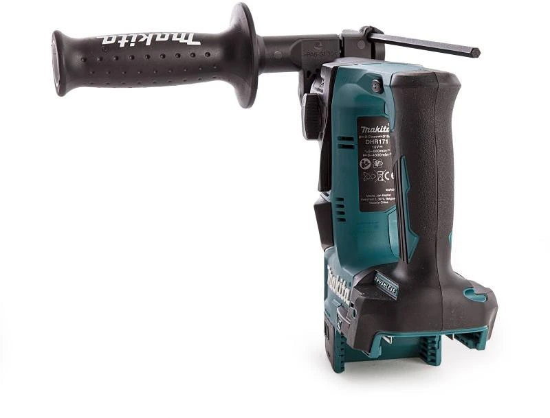 Makita DHR171Z Akumuliatorinis perforatorius, 18 V, SDS+, LED, Be akumuliatorių ir kroviklio!