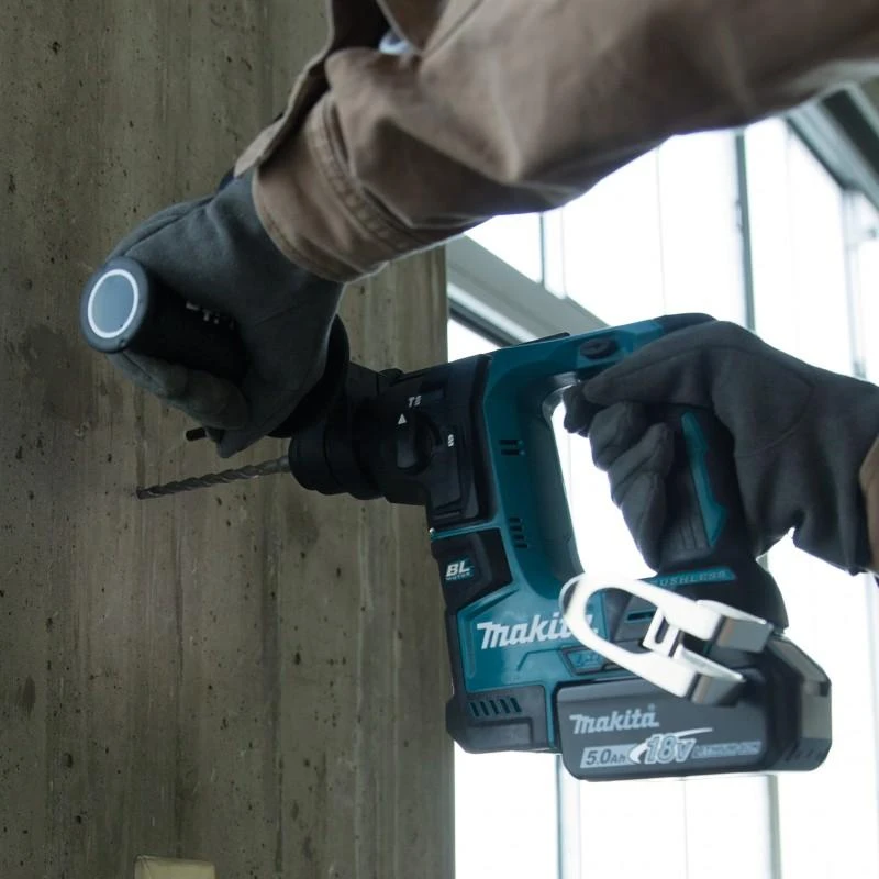 Makita DHR171Z Akumuliatorinis perforatorius, 18 V, SDS+, LED, Be akumuliatorių ir kroviklio!