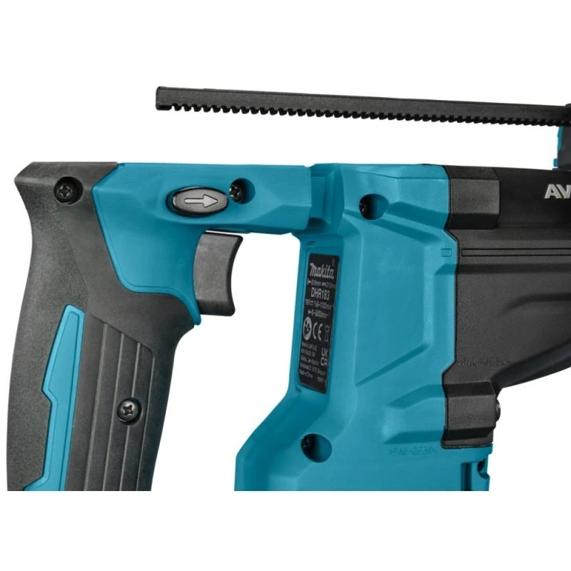 Makita DHR183Z Akumuliatorinis perforatorius, 18 V,SDS-PLUS, 1,7J, LED, AVT, Be akumuliatorių ir kroviklio!