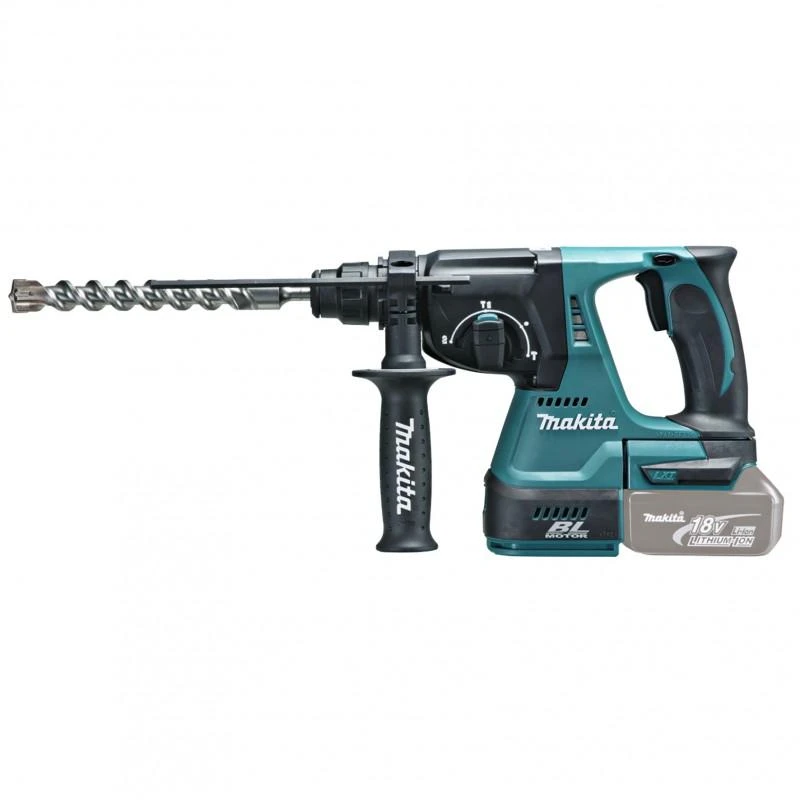 Makita DHR242Z perforatorius su grąžtu ir akumuliatoriumi