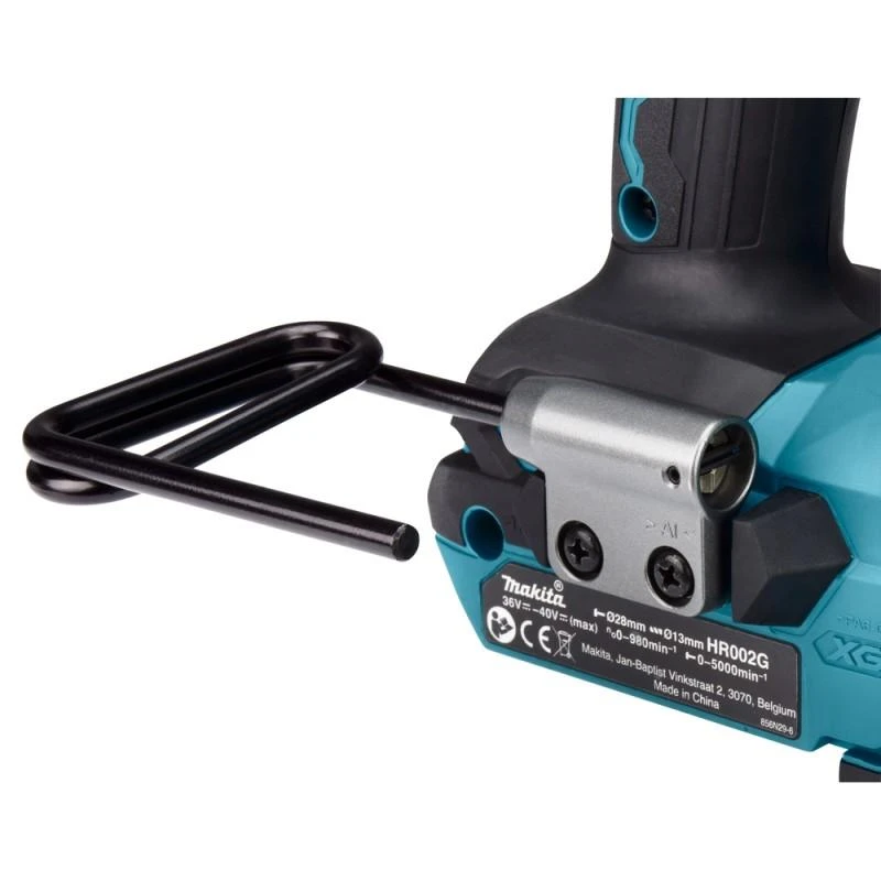 Makita HR002GZ Perforatorius XGT, 2,9 J, 28mm; 4,1kg, bešepetėlinis variklis, greitojo keitimo griebtuvas, AFT; AWS (be AWS lusto); AVT; Soft no load; XPT; "Z" versija - komplektuojamas be akumuliatoriaus ir kroviklio
