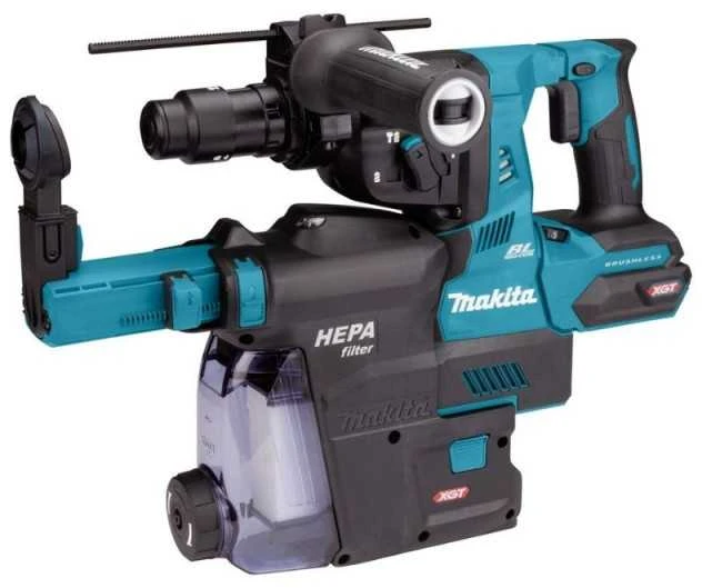 Makita perforatorius su integruota dulkių nusiurbimo sistema