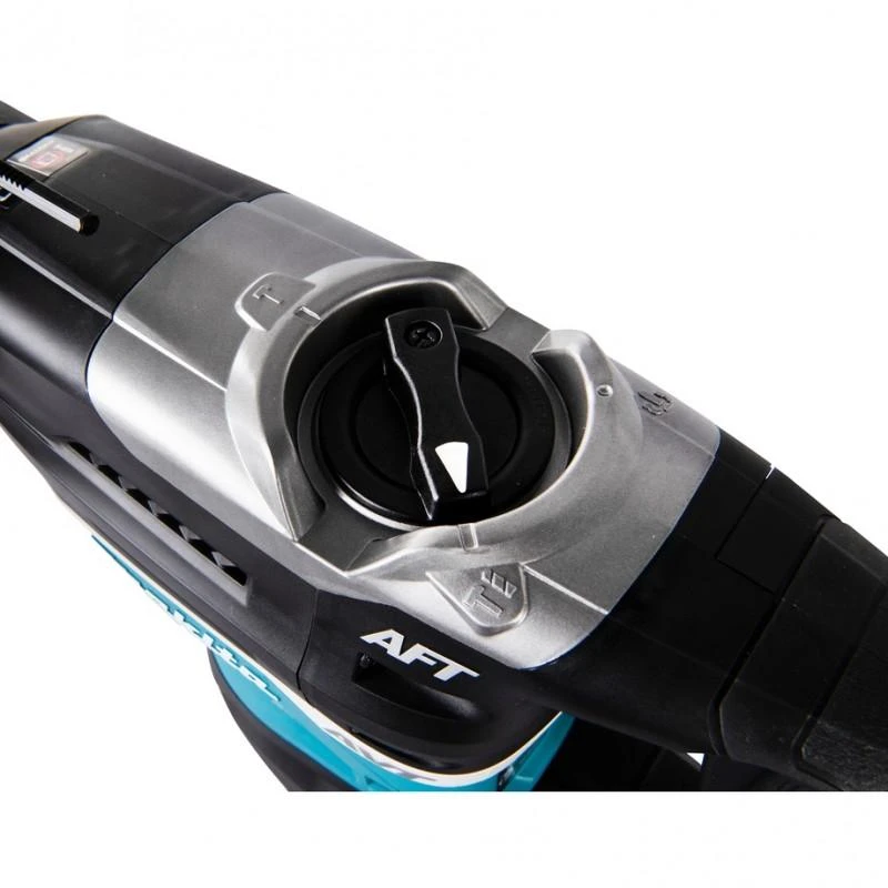 Makita HR005GM202 Perforatorius XGT, SDS-MAX, 8 J, 40mm; 7,4kg, bešepetėlinis variklis, AVT, AFT, AWS (su AWS lustu); XPT; 2X4,0Ah, greitasis kroviklis