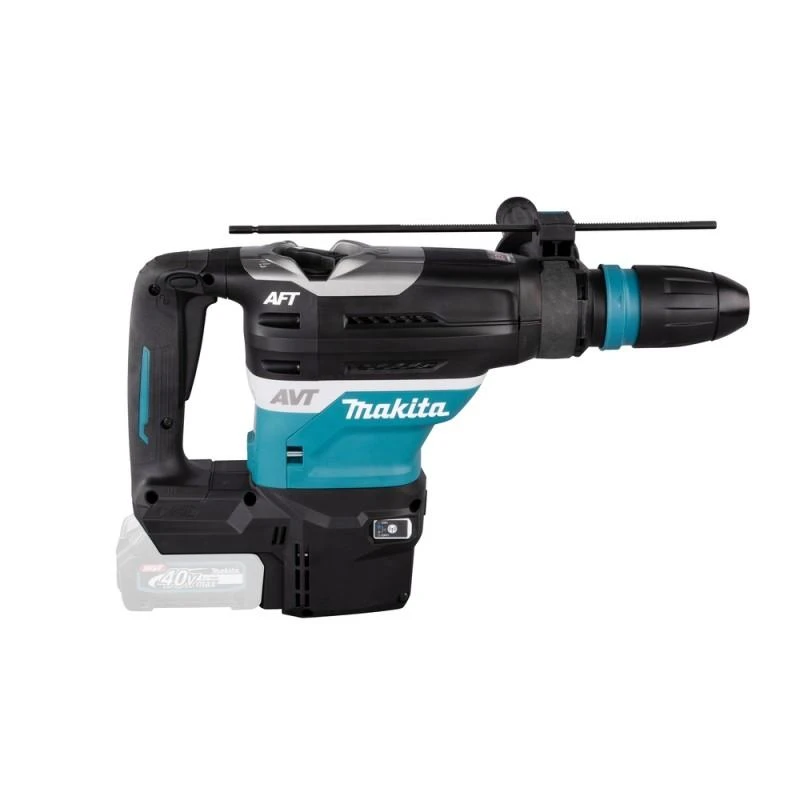 Makita HR005GZ01 Perforatorius XGT, SDS-MAX, 8 J, 40mm; 7,4kg, bešepetėlinis variklis, AVT, AFT, AWS (su AWS lustu); XPT; "Z" versija - komplektuojamas be akumuliatoriaus ir kroviklio