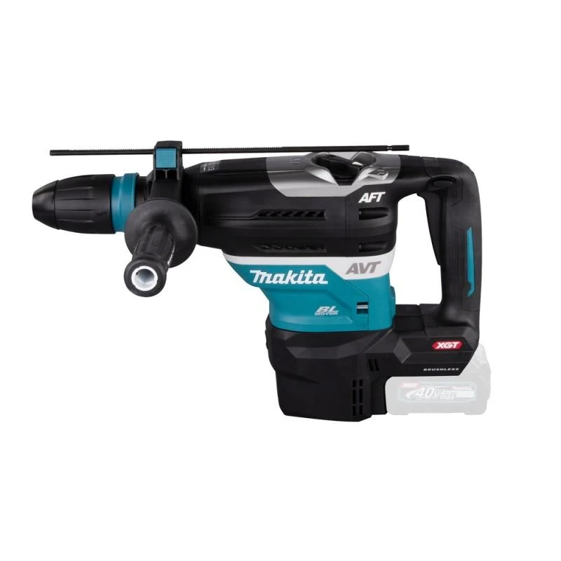 Makita HR005GZ01 Perforatorius XGT, SDS-MAX, 8 J, 40mm; 7,4kg, bešepetėlinis variklis, AVT, AFT, AWS (su AWS lustu); XPT; "Z" versija - komplektuojamas be akumuliatoriaus ir kroviklio