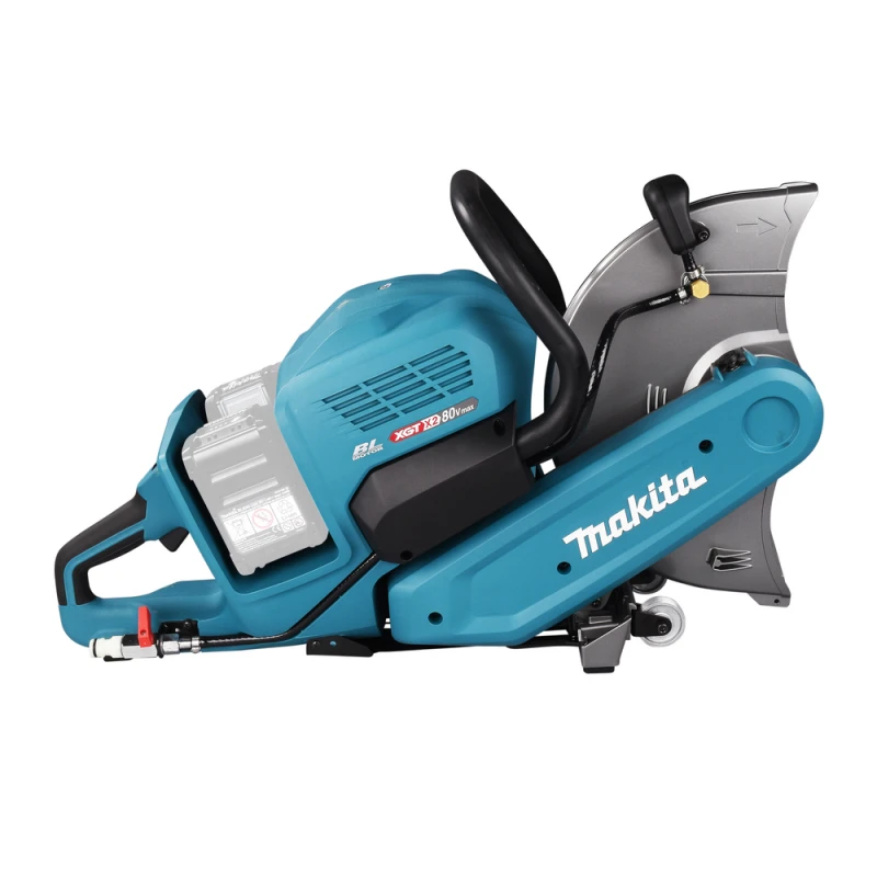 Makita CE001GZ01 Akumuliatorinis pjūklas XGT, 40V MAX x2 (80V MAX), diskas 355mm, max 127mm BL-M, 14.1kg, Be akumuliatorių ir kroviklio! Komplektaciniai diskai E-12996