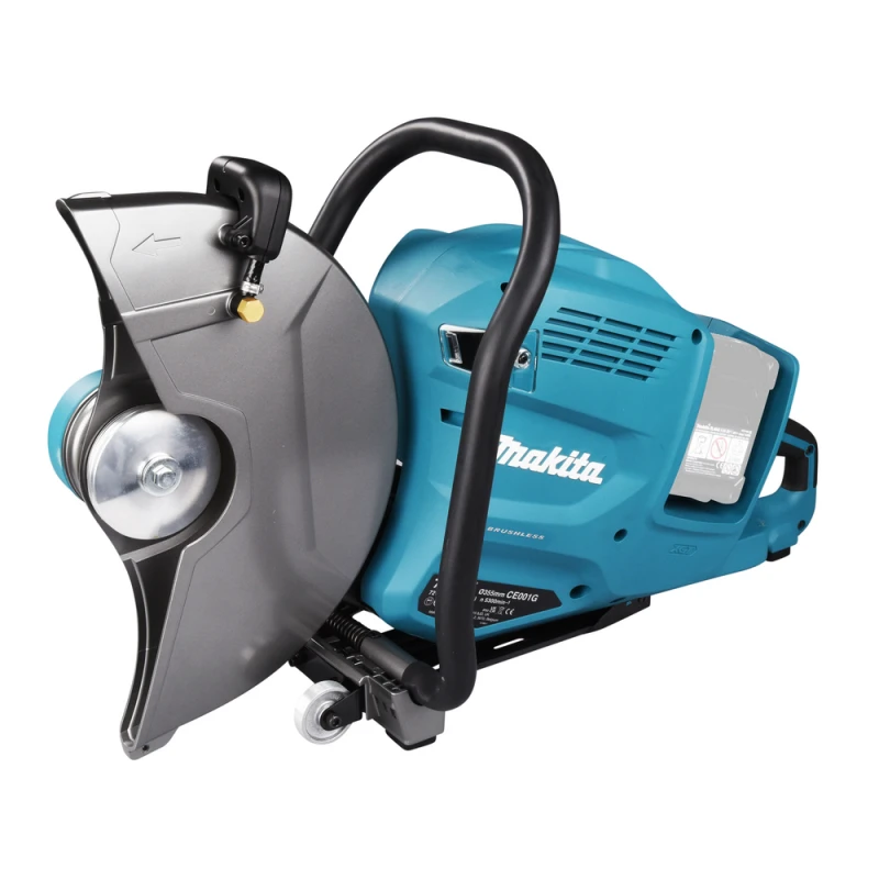 Makita CE001GZ01 Akumuliatorinis pjūklas XGT, 40V MAX x2 (80V MAX), diskas 355mm, max 127mm BL-M, 14.1kg, Be akumuliatorių ir kroviklio! Komplektaciniai diskai E-12996
