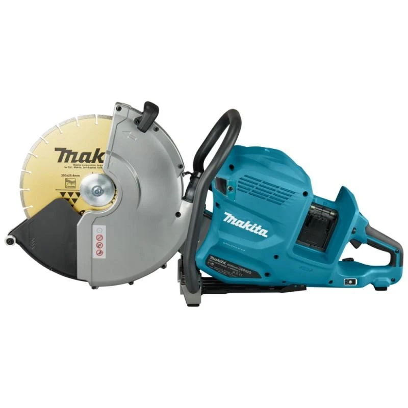 Makita CE002GZ01 Akumuliatorinis pjūklas (Pjaustytuvo modelis, skirtas sausam pjovimui ir naudojimui su dulkių siurbliu) XGT, 40V MAX x2 (80V MAX), diskas 355mm, max 127mm BL-M, 14.1kg, Be akumuliatorių ir kroviklio! Komplektaciniai diskai D-56998