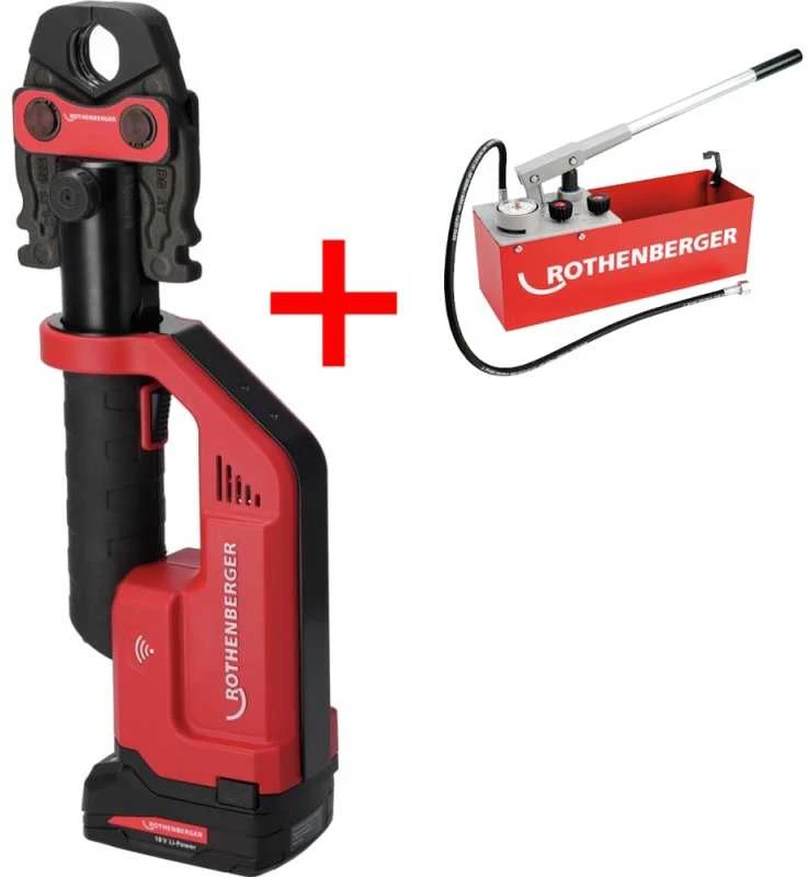 Akumuliatorinis presas ROTHENBERGER Romax Compact III M15-22-28mm