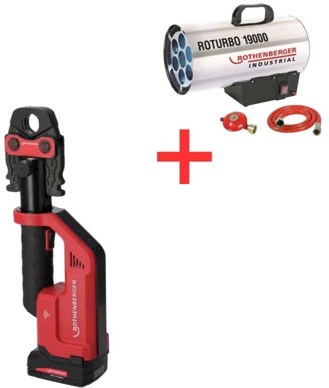 Akumuliatorinis presas ROTHENBERGER Romax Compact III M15-22-28mm