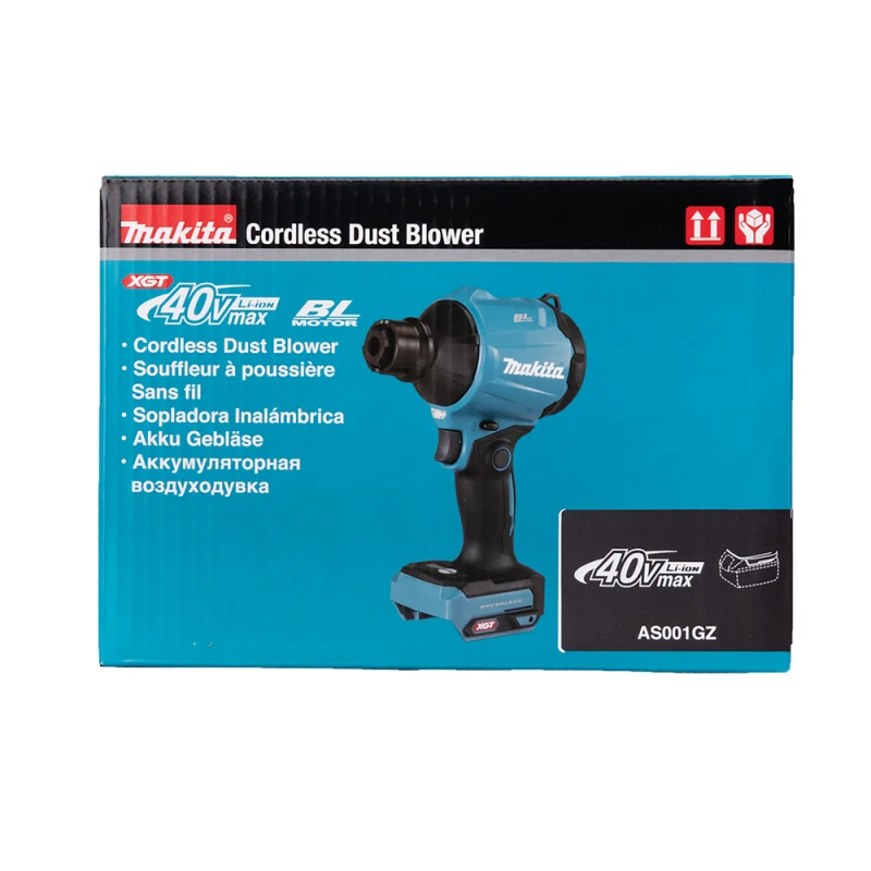 Makita AS001GZ Akumuliatorinis pūstuvas XGT, 0-1.1m³/min, 0-29.7 kPa; 2.3kg, Be akumuliatorių ir kroviklio!