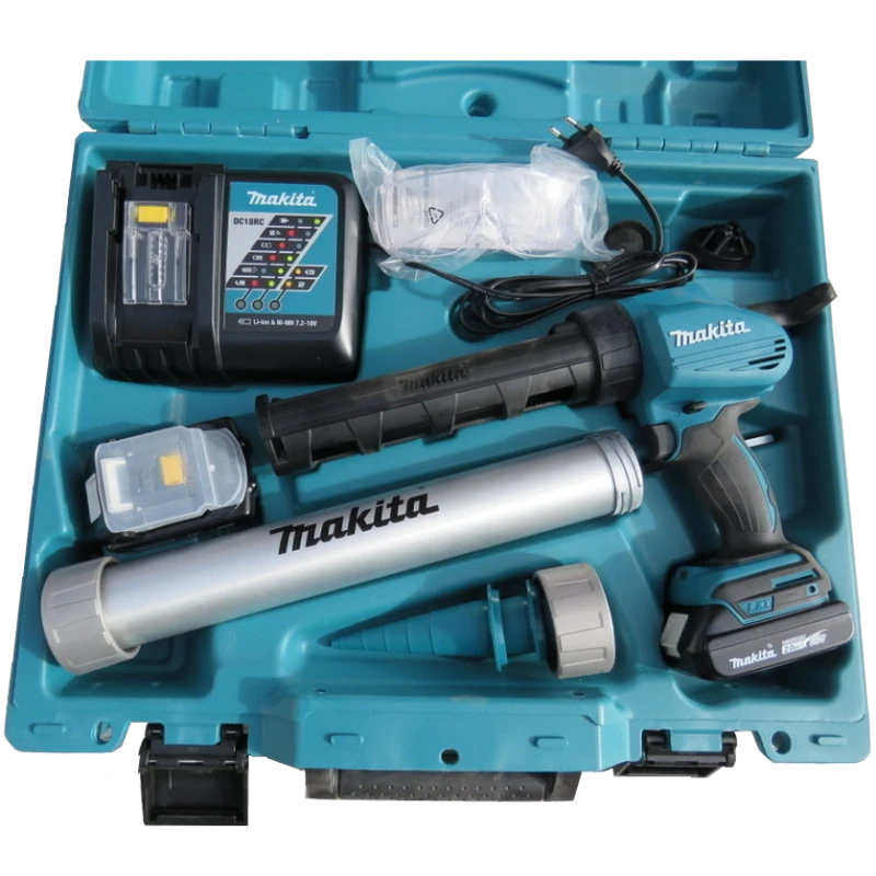 Makita akumuliatorinis sandarinimo pistoletas DCG180RAEX 18V Li-ion, 2x2.0Ah