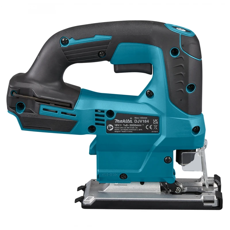 Makita DJV184Z Akumuliatorinis siaurapjūklis 18 V Li-ion, BL-motor, Be akumuliatorių ir kroviklio!