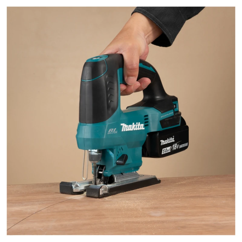 Makita DJV184Z Akumuliatorinis siaurapjūklis 18 V Li-ion, BL-motor, Be akumuliatorių ir kroviklio!