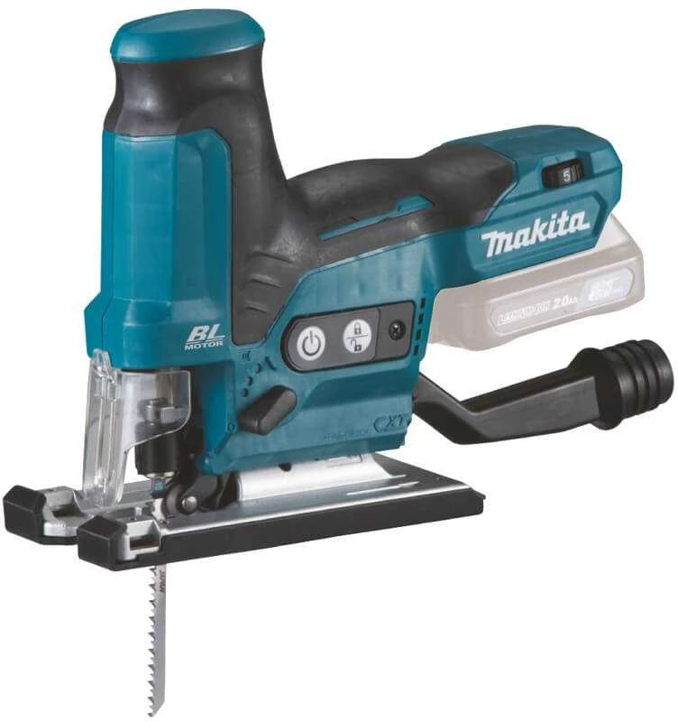 Makita JV102DZ Akumuliatorinis siaurapjūklis 12V MAX, BL-motor, Be akumuliatorių ir kroviklio!
