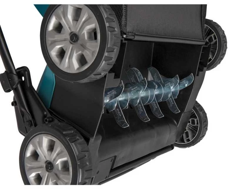 Makita UV001GZ akumuliatorinis skarifikatorius 40Vmax, XGT, BL variklis, plotis 38 cm, žolės surinktuvas 50 l