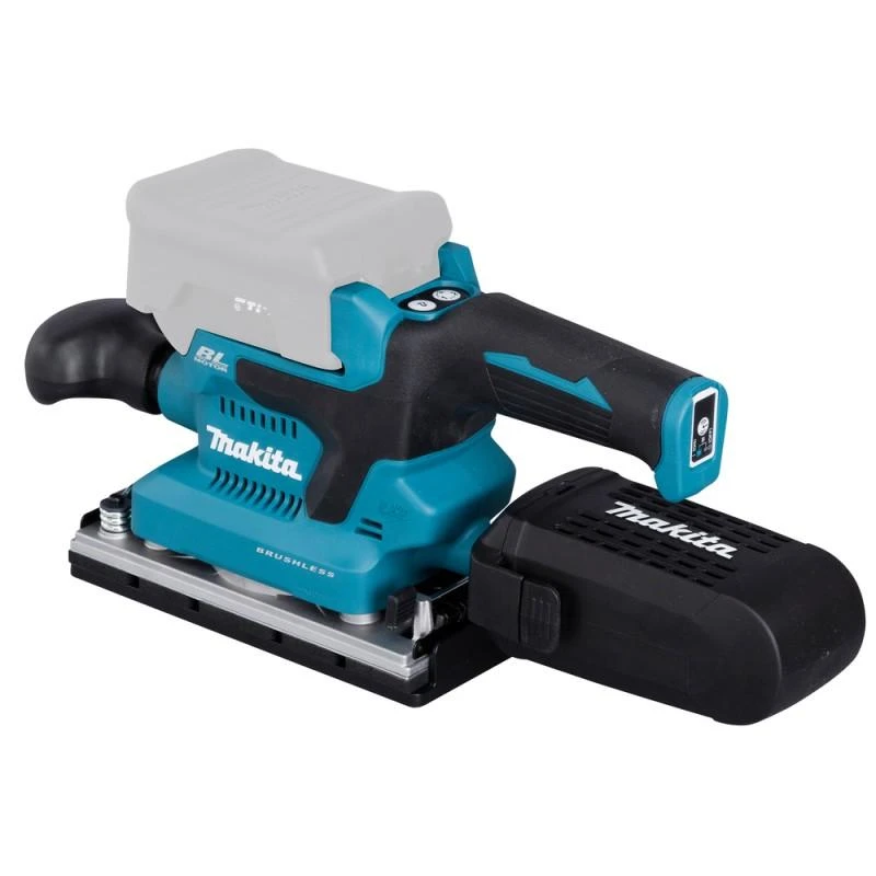 Makita DBO381ZU šlifuoklis su dulkių surinkimo dėžute
